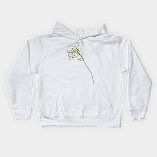 Rose Line Art For Lovers Loved Ones And Self Love Kids Hoodie